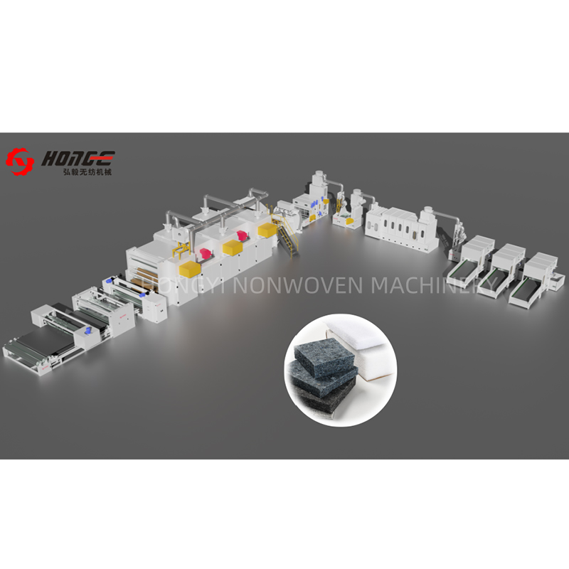 Linia do produkcji filcu odpadowego HYL Airlaid